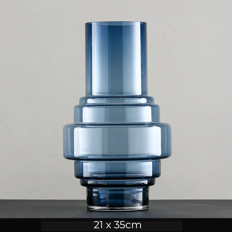 Vase Moderne En Verre Soufflé