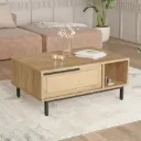 Table Centrale Impression Cannage "BOHEMM"