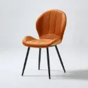 Chaise En Velours "SYLVIE"