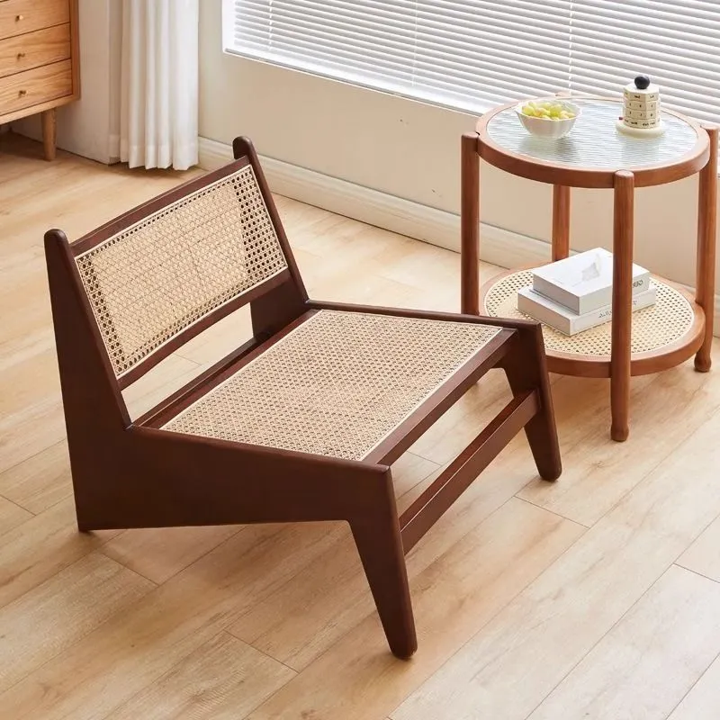 Fauteuil En Bois + Cannage