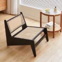 Fauteuil En Bois + Cannage