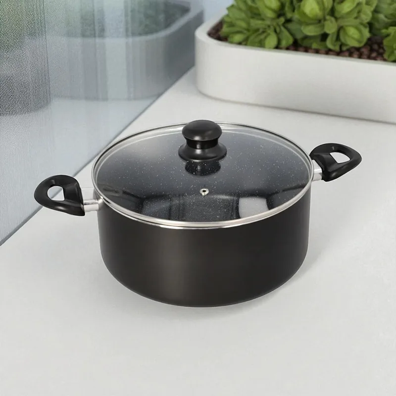 [6822060700447] Cocotte Antiadhesive Noire (20cm)