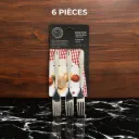 Ensemble De Couverts Élégant En Acier Inoxydable