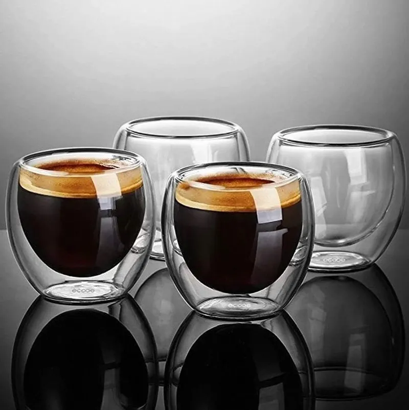 [UCA012P] Tasse À Café À Double Paroi (50ml)