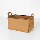 Grande Boite Similicuir/Doré