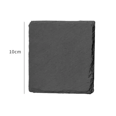 [UCD188C] Sous Tasse En Ardoise (Carré)