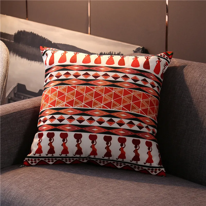 Coussin Coton Motif