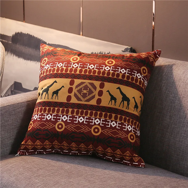 Coussin Coton Motif