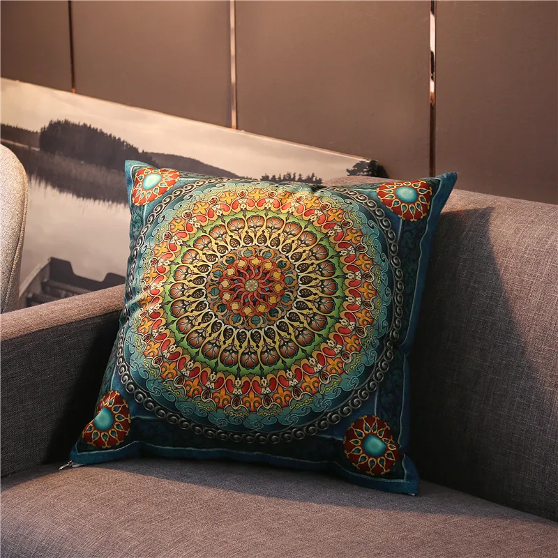Coussin Coton Motif