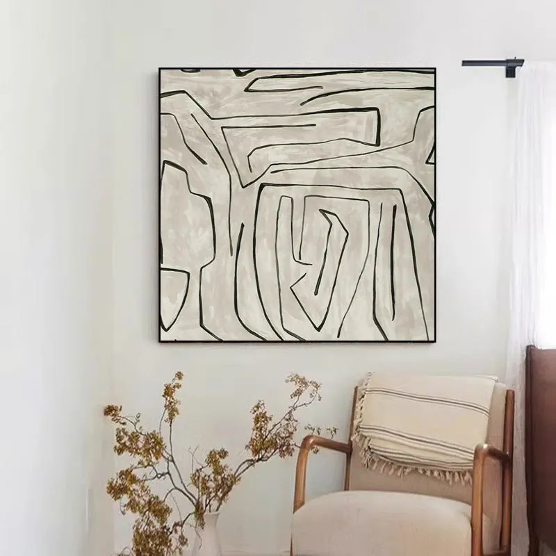 [UCTB043M] Tableau "Graffito" (70 x 70cm)