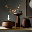 Vase Moderne En Verre Mat