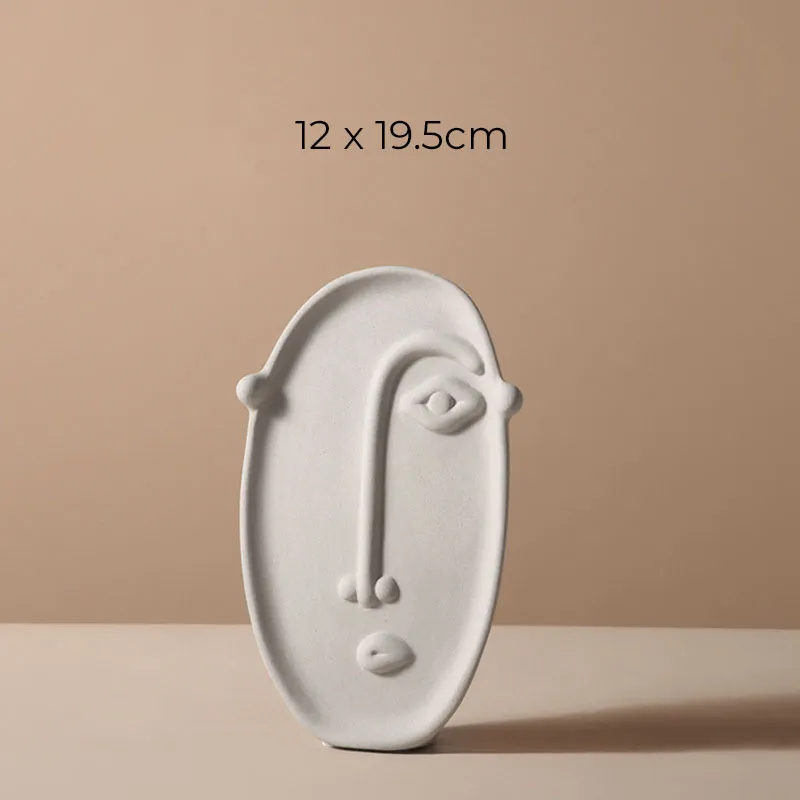 [UCV089A] Vase Visage Abstrait (A)