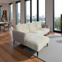 Canapé d'Angle Bi-Ton "SAVONA"