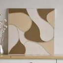 Tableaux Formes En Flux Beige