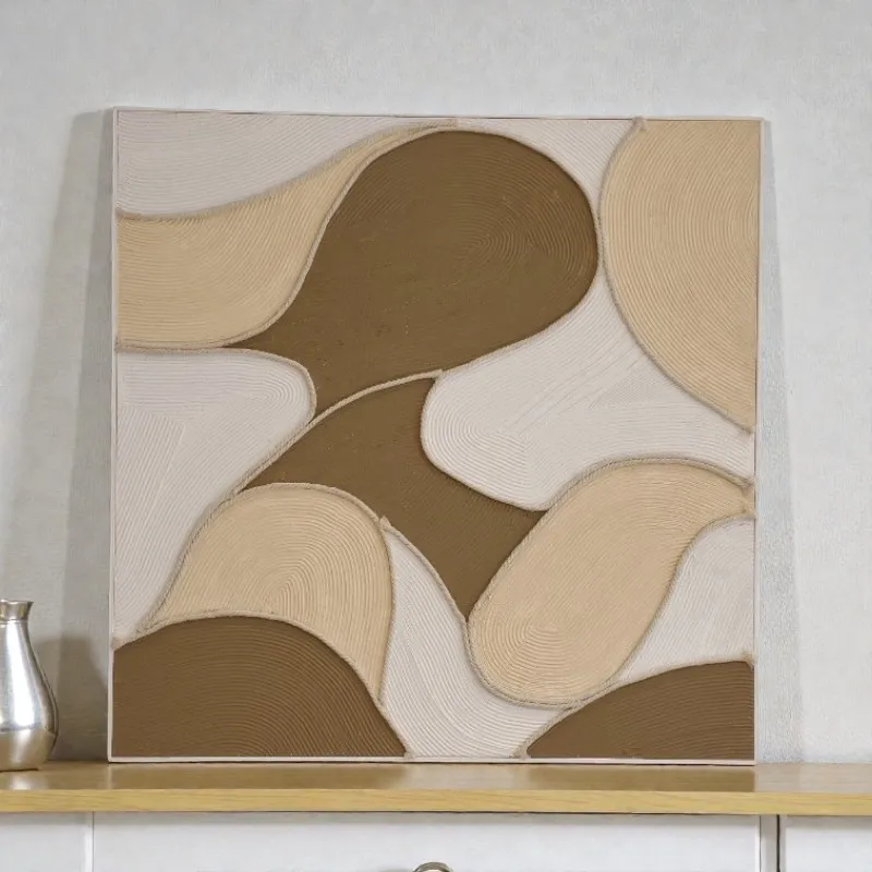 Tableaux Formes En Flux Beige
