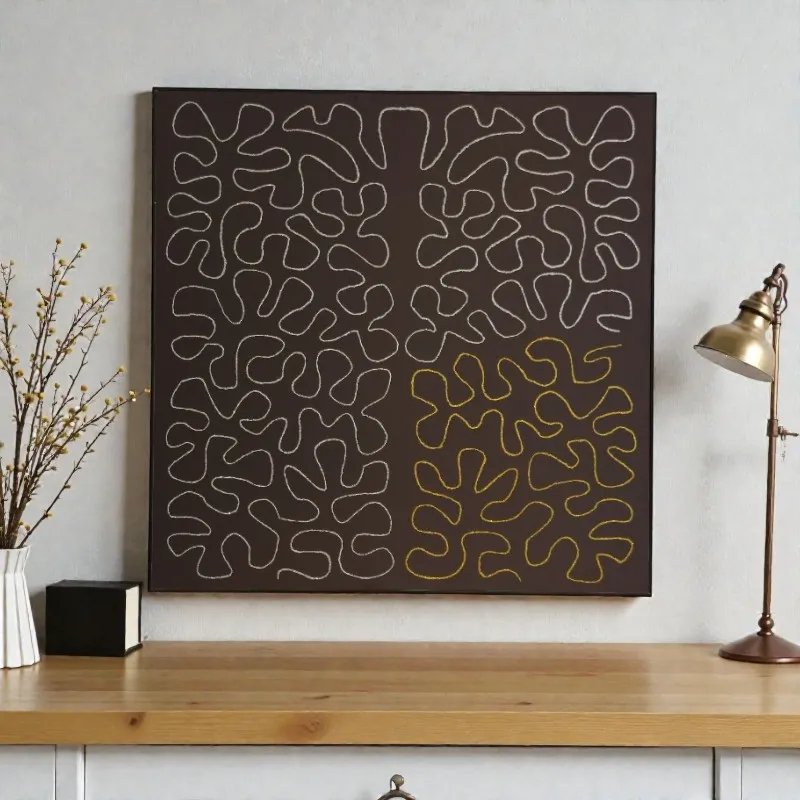 Tableaux Labyrinthe Abstrait