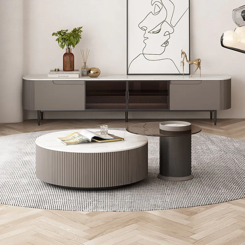 [UCTV002] Meuble Télé Avec Plateau En Céramique 200cm