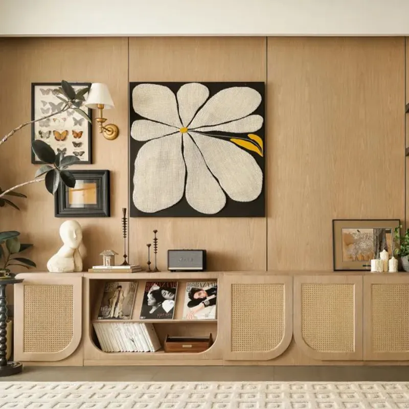 [UCTB002] Tableau Fleur Abstraite