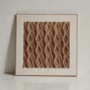 Tableau Textile À Vagues