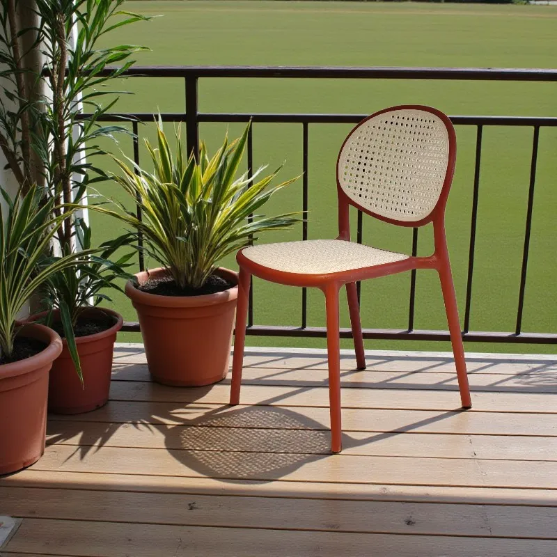Chaise Faux Cannage