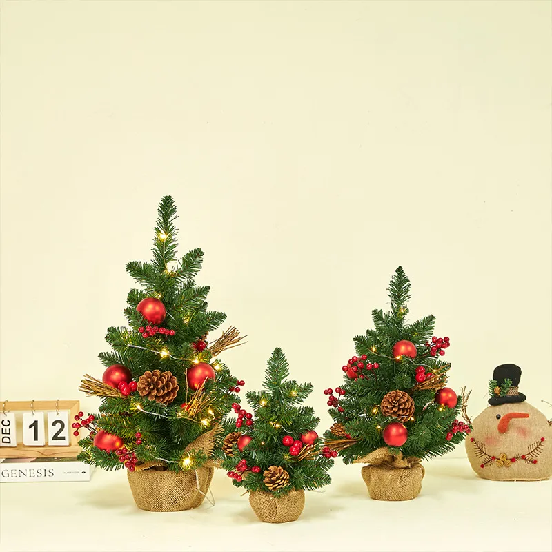 [UCXM007M] Sapin Lumineux Vert (Moyen (45cm))