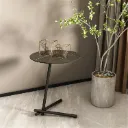 Table d'Appoint Ronde En Céramique