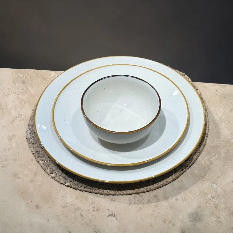 [beige-design] Assiettes Beige Design (Set de 3)