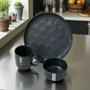 Service De Table Noir Mat (Set de 3)