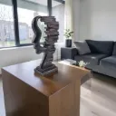 Sculpture Visage Abstrait