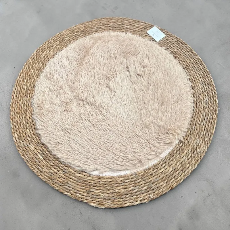 [UCTP002] Tapis Jute + Fourrure