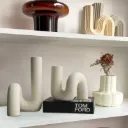 Vases Tubulaires Minimalistes (Ensemble De 2)