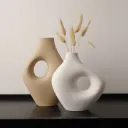Vases Sculpturals "Anneau" (Ensemble De 2)