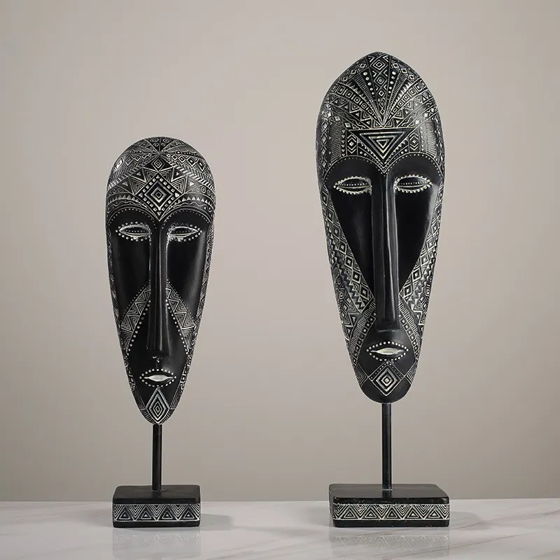 Masques Décoratifs Ethniques (Ensemble De 2)