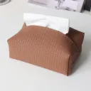 Étui À Mouchoirs En Similicuir Texturé