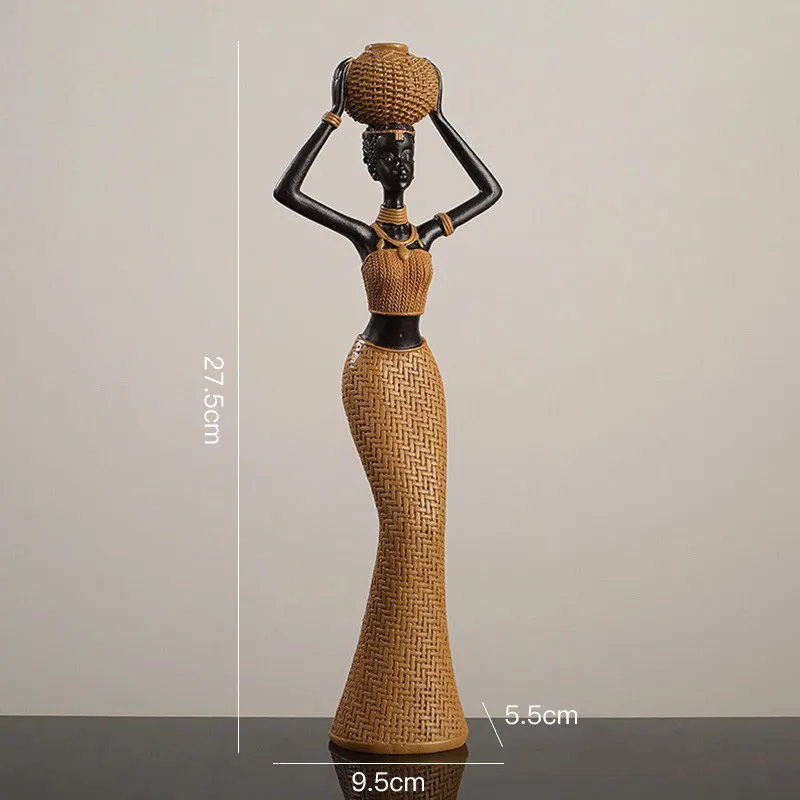 Statue Ethnique Femme Africaine