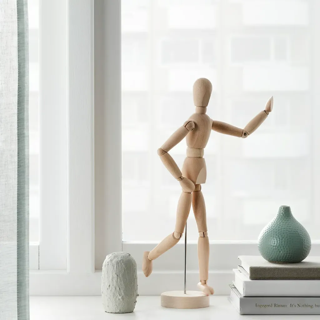 Mannequin d'Artiste Articulé En Bois