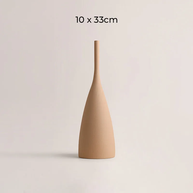 Vases Bouteilles Texturées