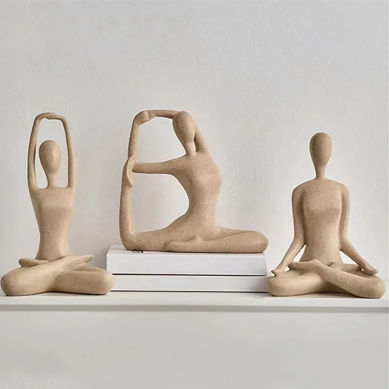 [UCD047] Figurines Yoga Minimalistes