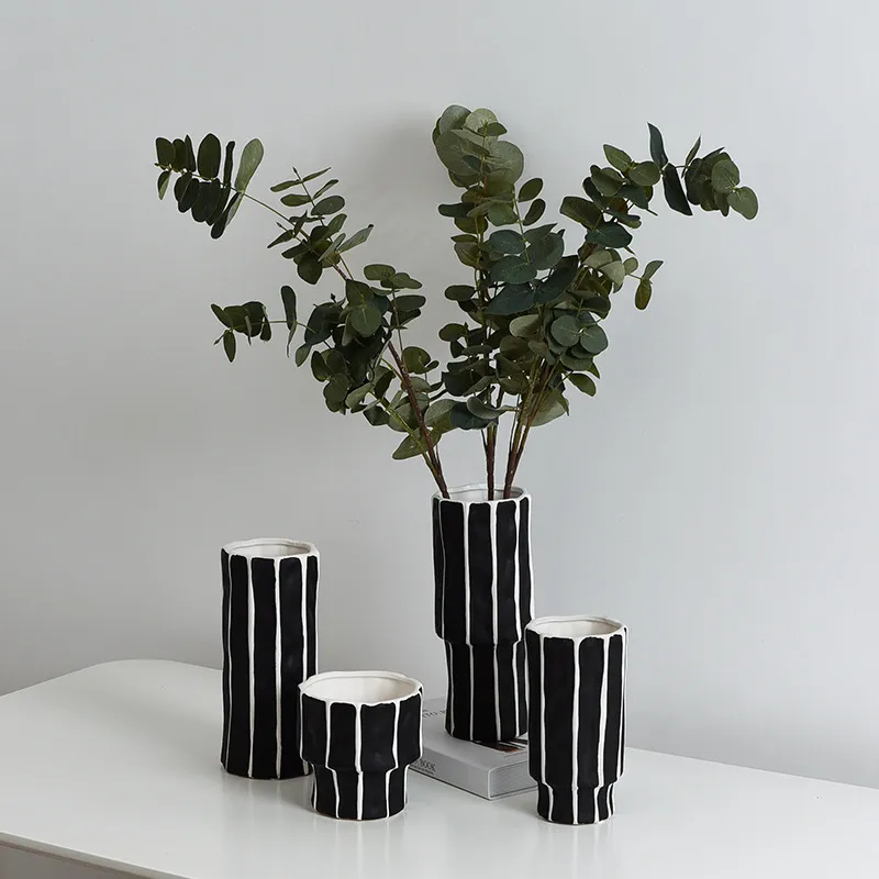 Vase Blanc & Noir