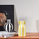 Vase Design Moderne À Rayures