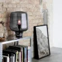 Lampe À Poser Verre Fumé