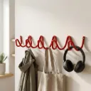 Porte-Manteau Mural Zig-Zag En Métal