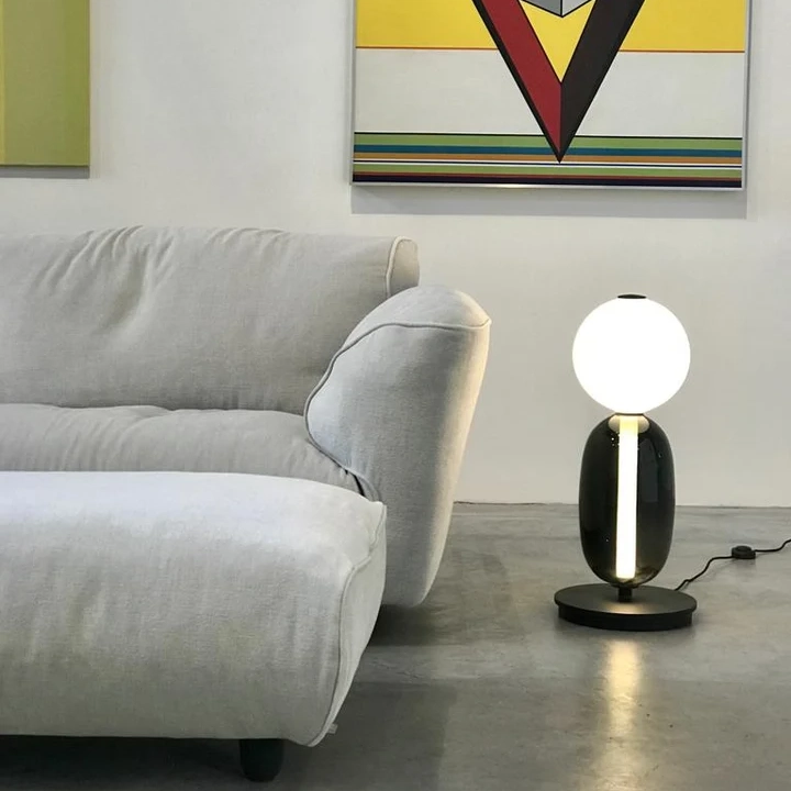 Lampe De Chevet Design En Verre Multicolore "TETRIS"