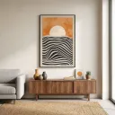 Tableau Soleil Minimaliste