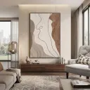 Tableau Lignes Et Formes Abstraites