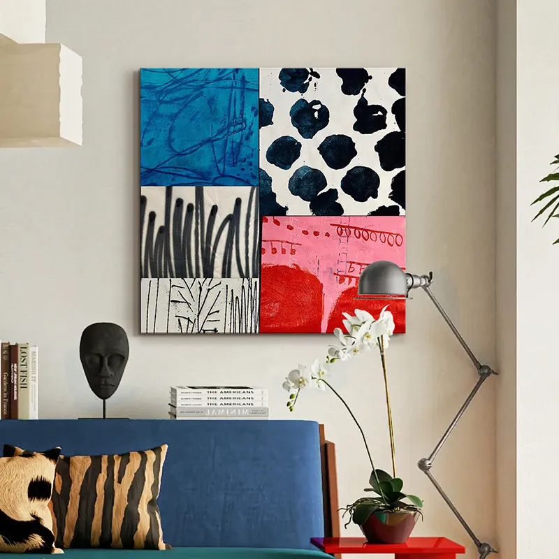 Tableau D'Art Patchwork