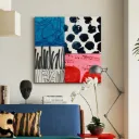 Tableau D'Art Patchwork