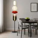 Lampadaire Design En Verre Multicolore "TETRIS"