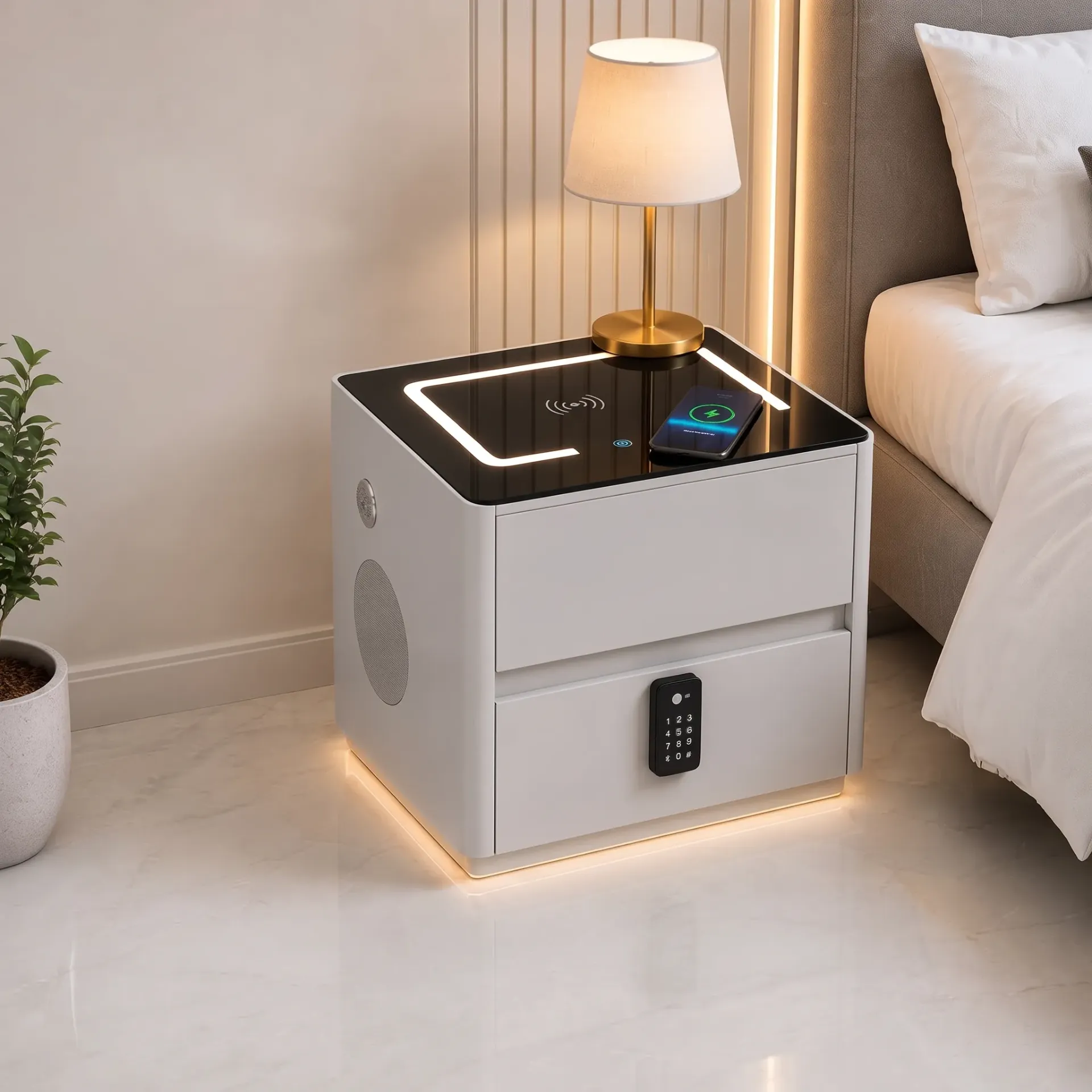 Table De Chevet Multifonction