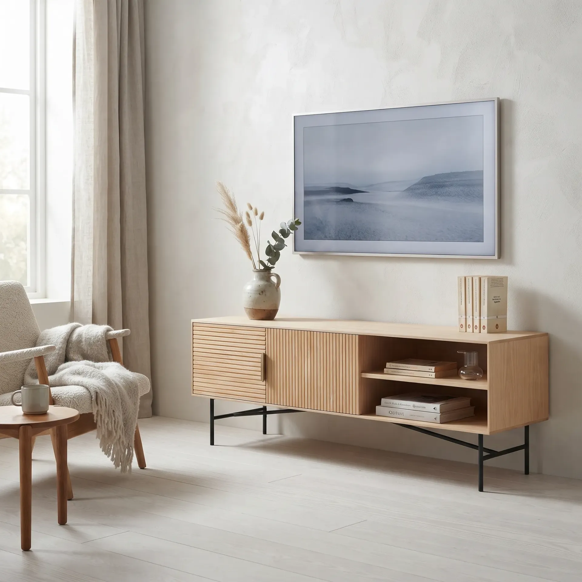 Meuble Télé Style Scandinave "PETRA"